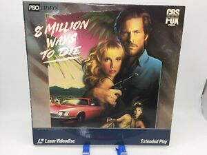 "8 Million Ways to Die" CBS Fox Extended Play Laserdisc LD - Jeff Bridges