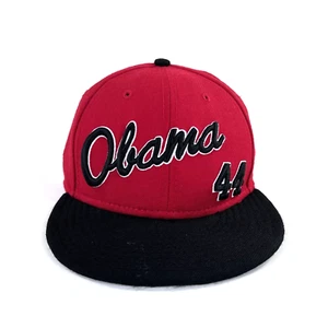 Barack Obama Hat New Era 5950 44th President 7 3/8 "CHANGE" Rare Fitted Cap - Picture 1 of 8