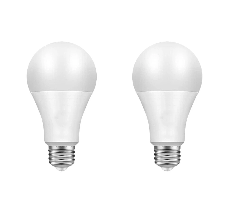 LED A19 9W 7W 12W 3000K-6000K Wide Voltage E27 Intelligent Tricolour Light Bulb - Image 1 of 4