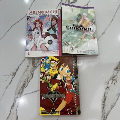 Mixed manga lot (3) English!! Abenobashi, Kingdom Hearts & Saikano!! - Image 1 of 4
