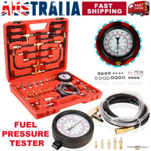 Universal Fuel Injection Gauge Pressure Tester Test Set Car System Pump Tool Kit - Picture 1 of 12