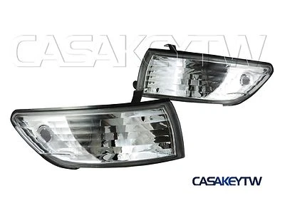 NEW Corner Chrome Clear Lights Clear For 1988~89~90~91~92~1993 NISSAN SILVIA S13 - Image 1 of 4