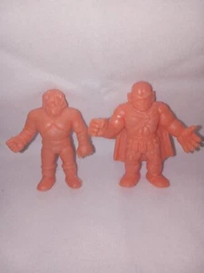 VINTAGE M.U.S.C.L.E. MEN FIGURES KINKESHI BUKA 125 A & BEAUTY RHODES #41 SALMON - Picture 1 of 3