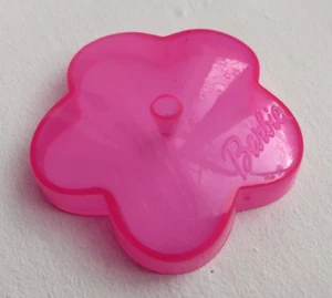 405. Vintage 1990s RARE Barbie Pretty Pink Desk Top Pen Pen Pencil Holder Disc Stand - Bild 1 von 7