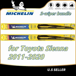 2x For Michelin Wiper Blades Set for Toyota Sienna 2011-2020 Direct (Pair) - Picture 1 of 12