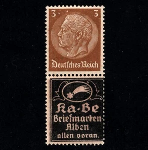 OPC 1937 Alemania Privado Hindenburg impresión adicional como nueva sin goma 48057 - Imagen 1 de 2