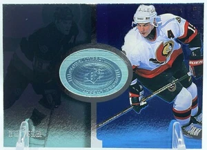 1998-99 SPX Finite Hockey Alexei Yashin Card #98 GLOBAL IMPACT Base NHL /6950 - Picture 1 of 2