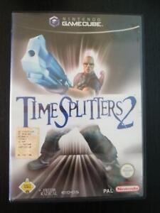 TimeSplitters 2 Nintendo Gamecube NGC PAL Copertina Tedesca Libretto e gioco ITA