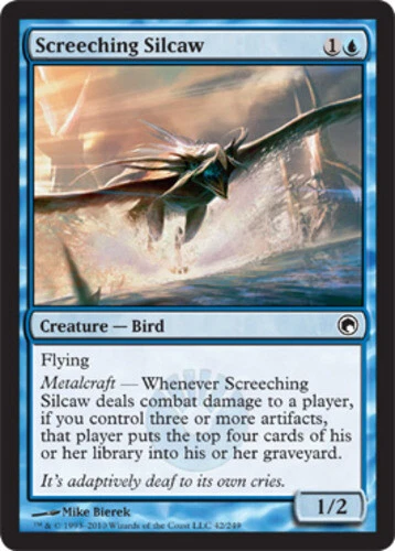 Scars of Mirrodin - Screeching Silcaw - Foil - Image 1 of 1