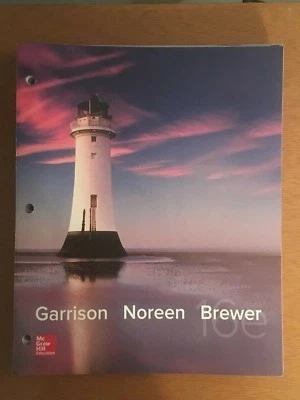 Managerial Accounting by Brewer, Noreen and Garrison 16th edition; Looseleaf - Image 1 of 4