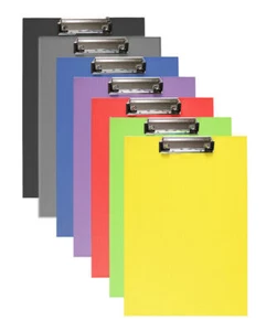 5-40x DIN A4 Klemmbrett Schreibbrett Schreibunterlage Klemmmappe Schreibplatte - Bild 1 von 2