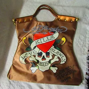 Ed Hardy Purse By Christian Audigier - Picture 1 of 6