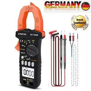 BTMETER Messgerät Zangenamperemeter 6000 TRMS ACDC Stromzange Multimeter CAT III - Bild 1 von 12