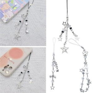 3 Pieces Star Phone Chain Keychain Star Phone Charm Phone Strap Alloy Material - Zdjęcie 1 z 8