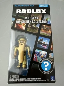 Roblox Series 3 JAILBREAK: THE GOLDEN COLLECTOR Deluxe Mystery Pack - Picture 1 of 7