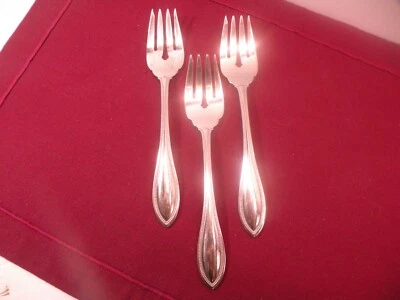 Set Of 3 Arbor American Harmony by Oneida Stainless Salad Forks 6 7/8" - Image 1 of 4