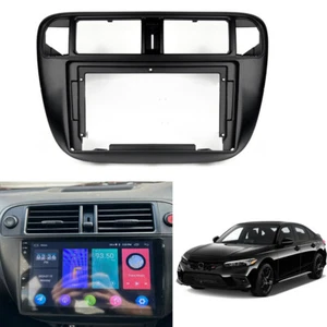9Inch 2 Din for 1995-2001 Honda Civic EJ/EK/EM LHD Car Stereo Radio Fascia Black - Picture 1 of 9