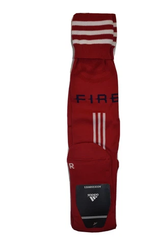 adidas Mens MLS Formotion Extreme Chicago Fire FC Red Soccer Socks New Cover