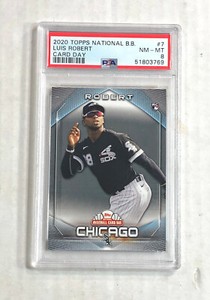 LUIS ROBERT 2020 Topps National Card Day SP RC INSERT! PSA NM-MT 8! HUGE SALE!