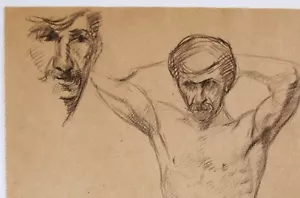 Winifred Eugene BALLARD (1885-1921) männliche Lebenszeichnung, Chelsea Kunstschule 1907 - Bild 1 von 4