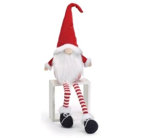 Seduta peluche gnomi di Natale gambe lunghe grande gnomo decorazione interna - Foto 1 di 1