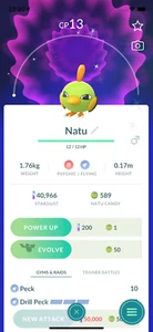 Pokemon Trade - Shiny Natu Lv1 !! 30 Days Friendship Bonus !! - Picture 1 of 1