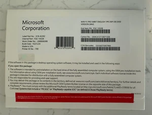 Microsoft Windows 11 Pro 64-bit English DVD - Picture 1 of 4