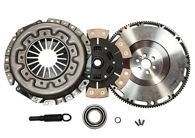 QSC Stage 3 Clutch Kit Flywheel Fits Nissan Skyline RB20DET RB25DET RB26DETT  - Image 1 of 4