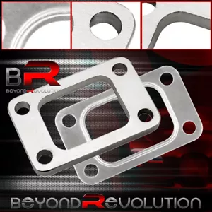 4 Bolt Hole Aluminum T3 T3/T4 T04E Turbo Inlet Outlet Adapter Flange With Gasket - Picture 1 of 2