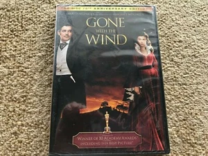 GONE WITH THE WIND (DVD, 2009, 2-DISC SET, 70th ANNIVERSARY EDITION) - NEW - Picture 1 of 3