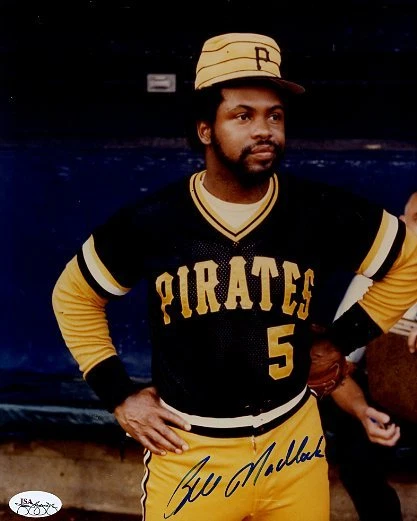 Bill Madlock Signed Jsa Cert Sticker Authentic Autograph - Image 1 of 1