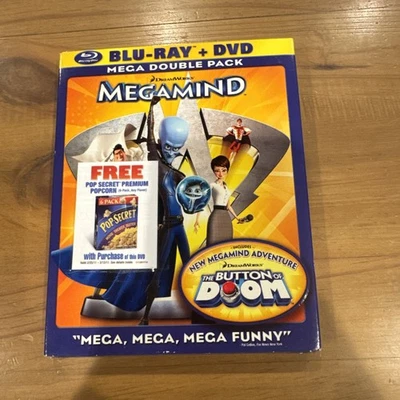 Megamind (Blu-ray/DVD, 2011, 2-Disc Set) - Factory Sealed - Image 1 of 3