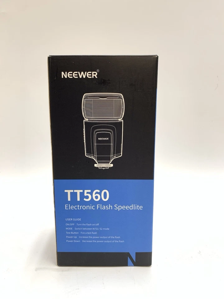 Neewer TT560 Flash Speedlite for Canon Sony Nikon Panasonic Olympus And More - Image 1 of 4
