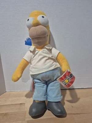 NUEVO CON ETIQUETAS Los Simpson 300º Episodio Homero Papá Aplausos Peluche Muñeca de Dibujos Animados 16" Foto 1 de 2