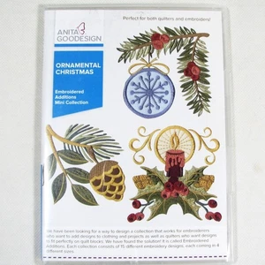Ornamentale Weihnachten Anita Goodesign Stickmaschine Designs CD NEU - Bild 1 von 5