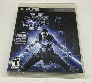 Star Wars: The Force Unleashed (Sony PlayStation 3 PS3) CIB W/Bonus Trading Card - Picture 1 of 3