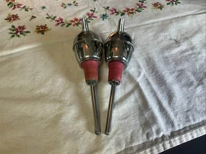 (2) Caño de verter cromado atómico vintage de mediados de siglo Mr. Bartender para botella T8 - Imagen 1 de 9