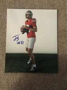 JULIAN SAYIN HAND SIGNED 8x10 PHOTO AUTOGRAPHED OHIO STATE BUCKEYES FOOTBALL - Picture 1 of 2