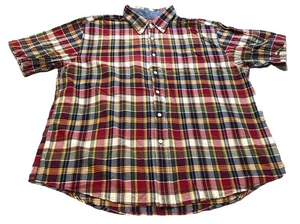 Pendleton kurzärmliges kariertes Button Down Herren Hemd Gr. XL 100% Baumwolle - Bild 1 von 7