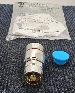Times Microwave EZ-600-NMC-2-D Type N Male Straight EZ Connector For LMR-600 - Picture 1 of 12
