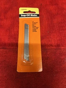 PACK OF SNAP-OFF UTILITY KNIFE BOX CUTTER KNIFE BLADES 5 PCS - NEW (k9) - Picture 1 of 3