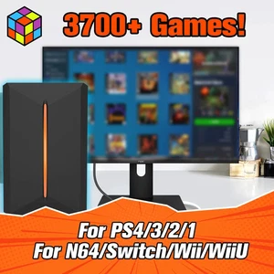 Launchbox Gaming Hard Drive Disk Retro Game Console for Ps3/Ps2/Wiiu/Wii/N64/Dc/ - Picture 1 of 8