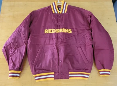 Chaqueta de bombardero vintage de los Washington Redskins talla XL para hombre Commanders NFL Foto 1 de 4