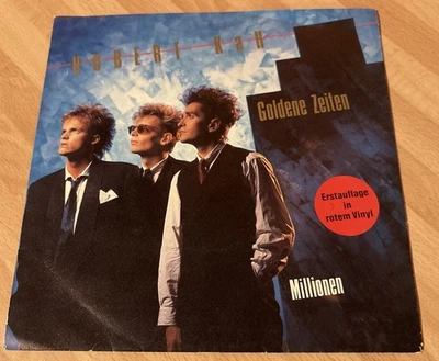 Hubert Kah - Goldene Zeiten (1985) Vinyl 7" Single - Erstauflage In rotem Vinyl - Bild 1 von 4