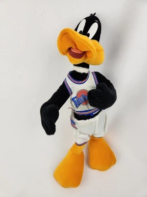 Peluche Posable Vintage Pato Lucas Space Jam 1996 De Película DVD Foto 1 de 4