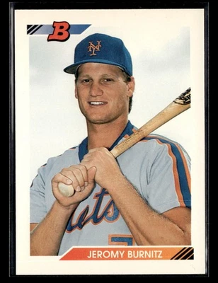 1992 Bowman Jeromy Burnitz #189 - Image 1 of 2