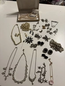 Nachlass Fund Vintage gemischtes Modeschmuck Konvolut - Bild 1 von 17