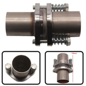 Universal SS304 2"ID To 2"OD QuickFix Exhaust Spring Bolt Flange Repair Pipe Kit - Imagen 1 de 5
