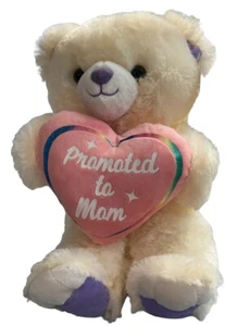 Way to Celebrate Mother’s Day 13 inch Plush Cream Bear, Promoted to Mom - Picture 1 of 4