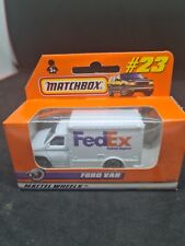 New And Sealed Matchbox Ford Van Delivery Truck FedEx decals # 23 Vintage 1:64